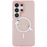 Karl Lagerfeld Samsung Galaxy S26 Ultra Skal Script MagSafe Rosa