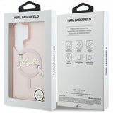 Karl Lagerfeld Samsung Galaxy S26 Ultra Skal Script MagSafe Rosa