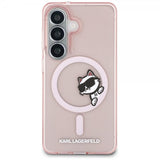 Karl Lagerfeld Samsung Galaxy S26 Skal Choupette Peekaboo MagSafe Rosa