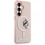 Karl Lagerfeld Samsung Galaxy S26 Skal Choupette Peekaboo MagSafe Rosa