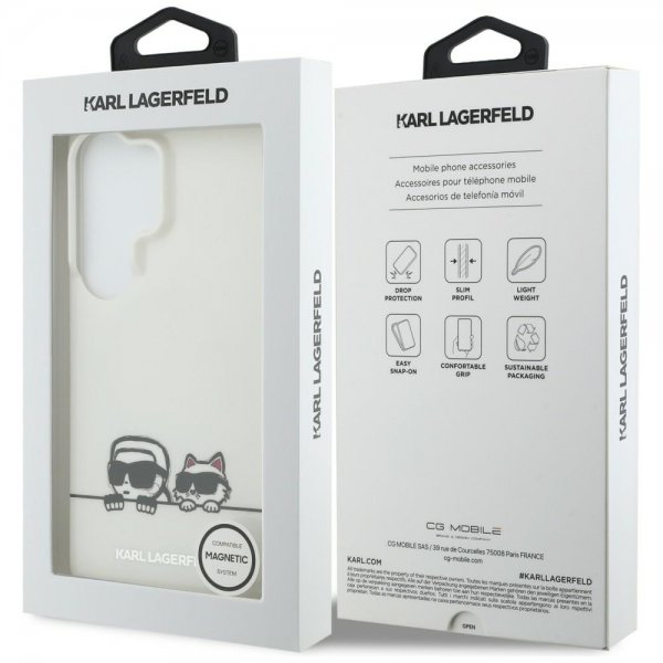 Karl Lagerfeld Samsung Galaxy S26 Ultra Skal Peekaboo MagSafe Transparent