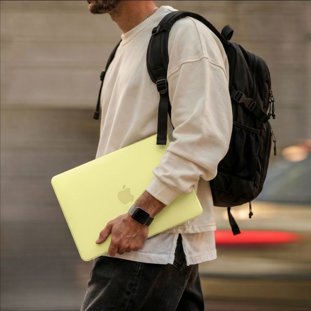 Tech-Protect MacBook Neo 13 Skal SoftShell Gul