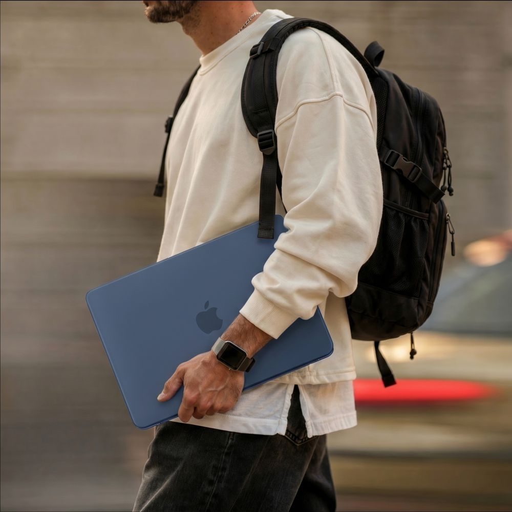 Tech-Protect MacBook Neo 13 Skal SoftShell Blå