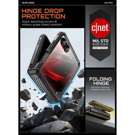 Supcase Samsung Galaxy Z Flip 8 Skal Unicorn Beetle Pro Svart