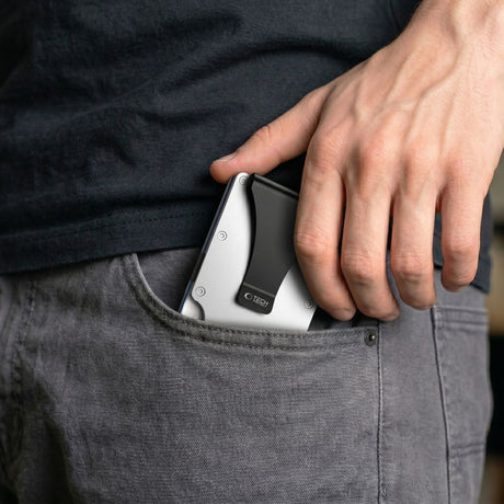 Tech-Protect Plånbok Thorn RFID Silver