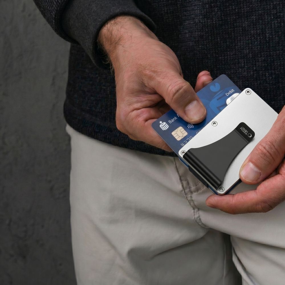 Tech-Protect Plånbok Thorn RFID Silver