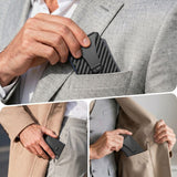 Tech-Protect Plånbok Thorn RFID Kolfiber Svart