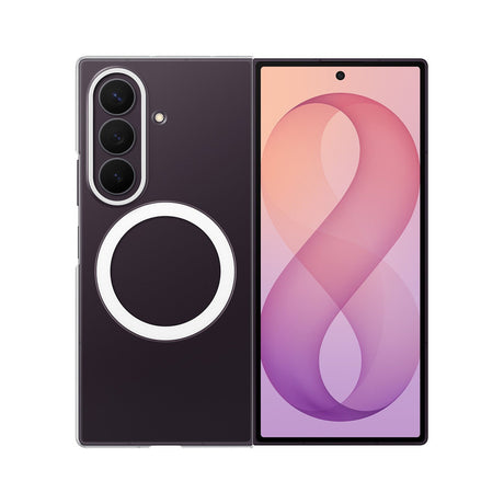 Samsung Original Samsung Galaxy Z Fold 8 Ultra Skal Clear Magnet Case Transparent