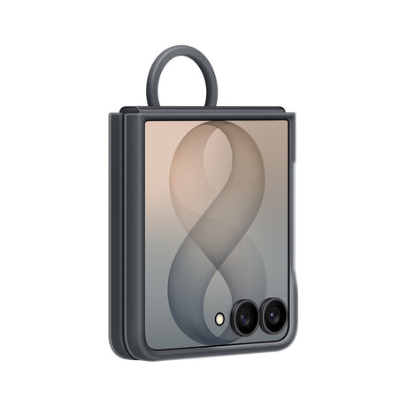 Samsung Original Samsung Galaxy Z Flip 8 Skal Silicone Ring Magnet Case Graphite