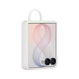 Samsung Original Samsung Galaxy Z Flip 8 Skal Silicone Ring Magnet Case Cream