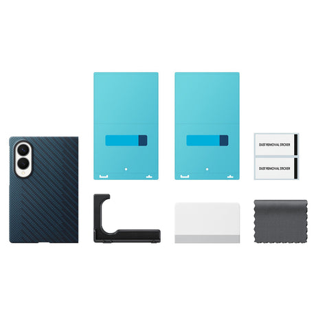 Samsung Original Samsung Galaxy Z Fold 8 Skal Carbon Magnet Case Blå