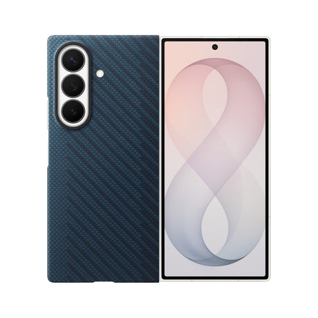 Samsung Original Samsung Galaxy Z Fold 8 Ultra Skal Carbon Magnet Case Blå