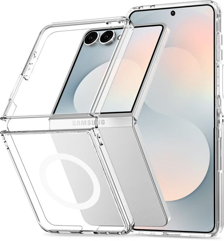 Tech-Protect Samsung Galaxy Z Flip 8 Skal FlexAir Hybrid MagSafe Transparent