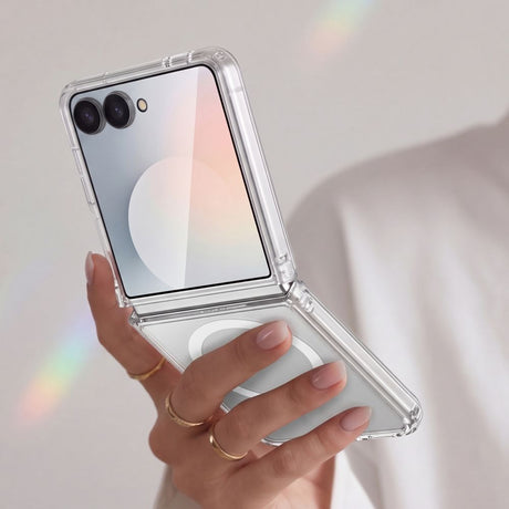 Tech-Protect Samsung Galaxy Z Flip 8 Skal FlexAir Hybrid MagSafe Transparent
