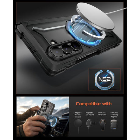 Supcase Samsung Galaxy Z Fold 8 Ultra Skal UB Grip MagSafe Svart