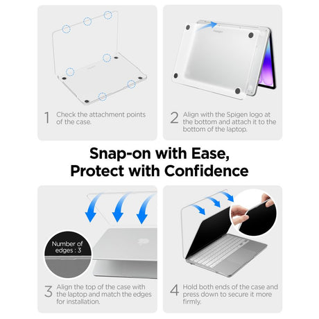 Spigen MacBook Neo 13 Skal Air Skin Frost Clear