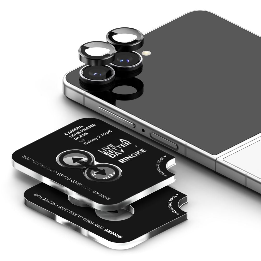 Ringke Samsung Galaxy Z Flip 8 Kameraskydd Camera Lens Frame 2-pack