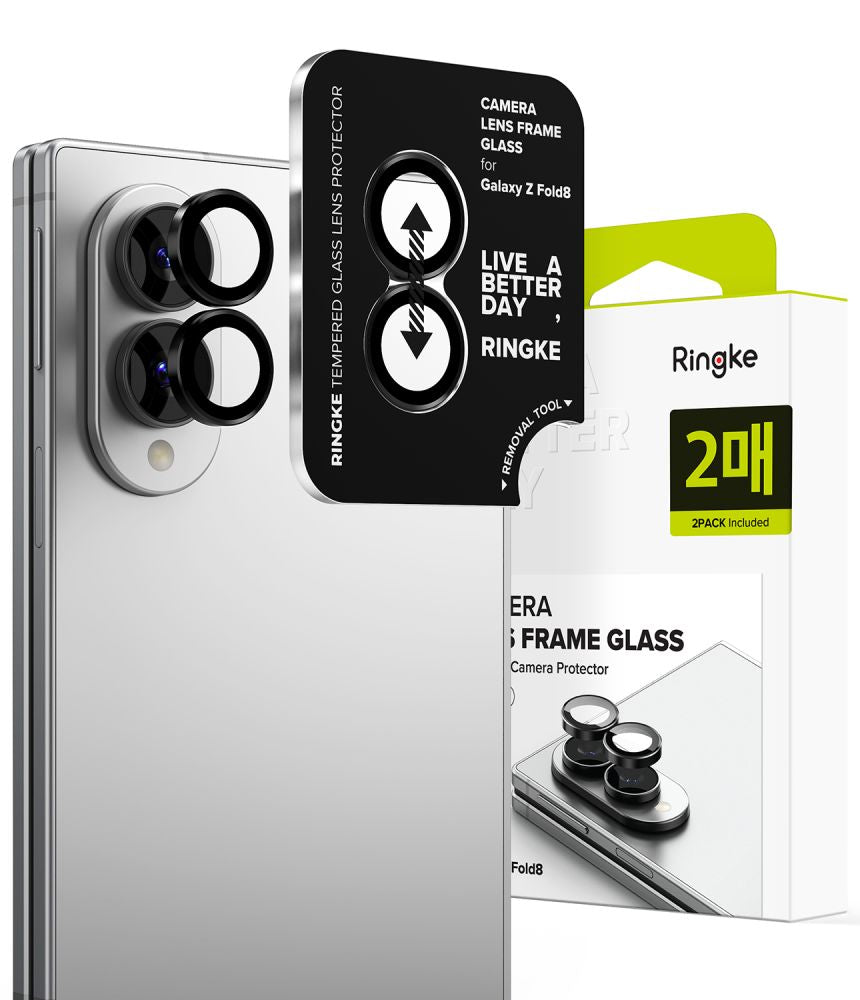 Ringke Samsung Galaxy Z Fold 8 Kameraskydd Camera Lens Frame 2-pack