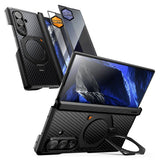 Supcase Samsung Galaxy Z Fold 8 Ultra Skal Aero MagSafe Kolfiber Svart