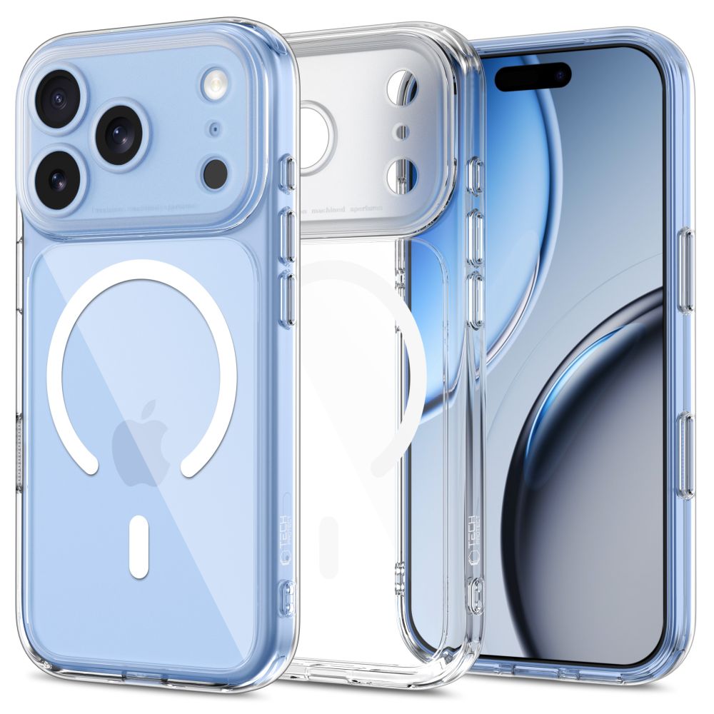 Tech-Protect iPhone 17 Pro/iPhone 18 Pro Skal MagPeak MagSafe Transparent