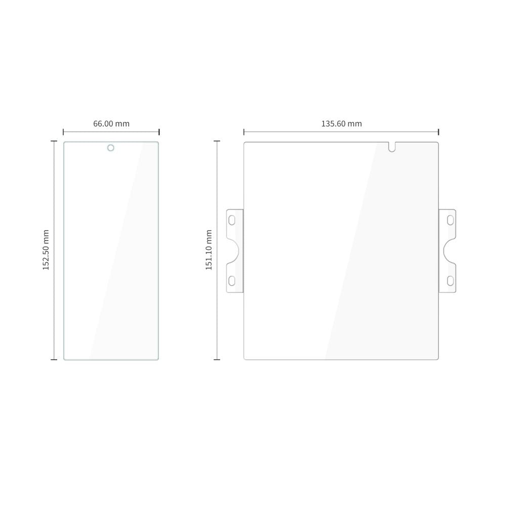 Tech-Protect Samsung Galaxy Z Fold 8 Ultra Skärmskydd Easy Set & Glass Fit 4-pack