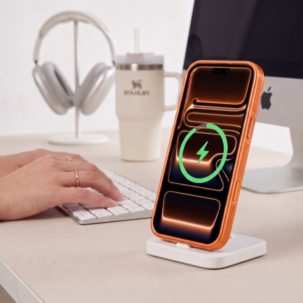 Tech-Protect iPhone 17 Pro Max/iPhone 18 Pro Max Skal MagPrime MagSafe Matt Orange
