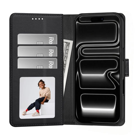 Tech-Protect iPhone 17 Pro Max/iPhone 18 Pro Max Fodral Wallet MagSafe Svart