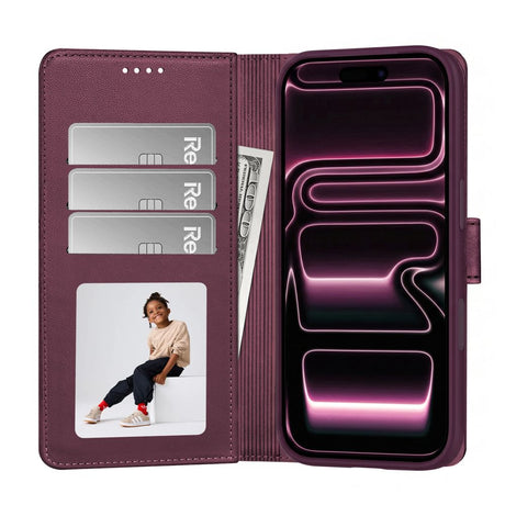 Tech-Protect iPhone 17 Pro Max/iPhone 18 Pro Max Fodral Wallet MagSafe Röd
