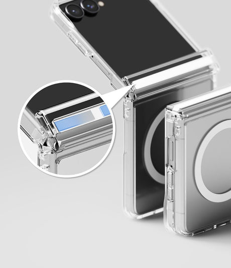 Ringke Samsung Galaxy Z Flip 8 Skal Fusion Magnetic Transparent