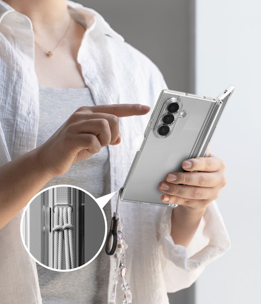 Ringke Samsung Galaxy Z Fold 8 Ultra Skal Fusion Flap Transparent