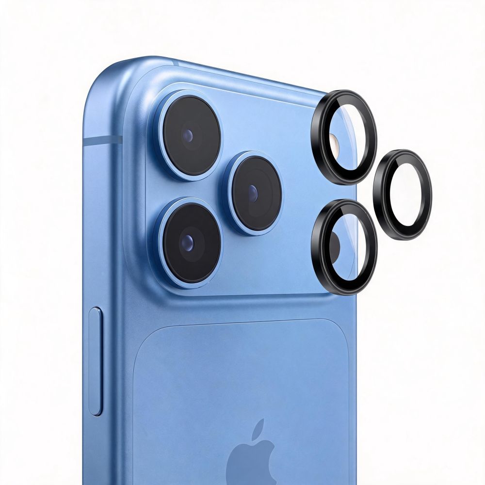 Tech-Protect iPhone 18 Pro/iPhone 18 Pro Max Kameraskydd Cam Fit+ Svart