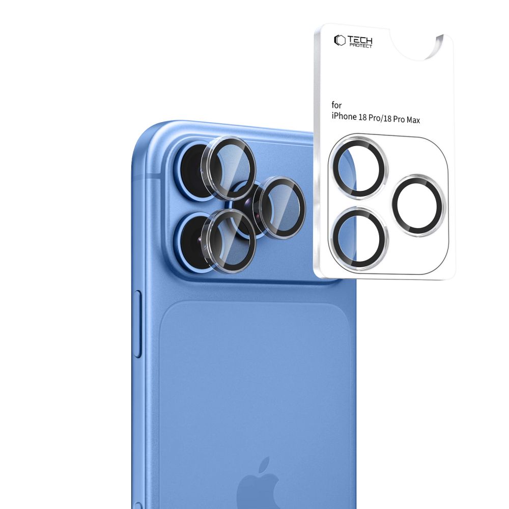 Tech-Protect iPhone 18 Pro/iPhone 18 Pro Max Kameraskydd Cam Fit+