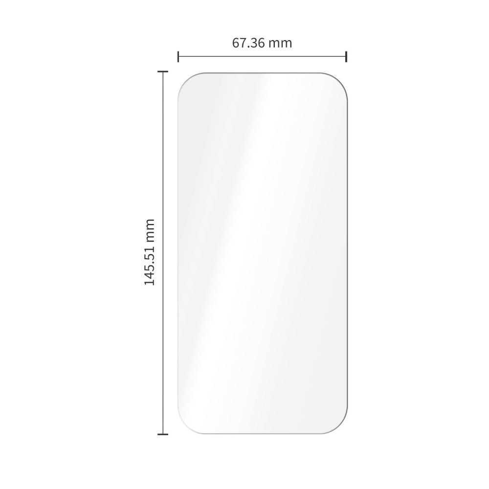 Tech-Protect iPhone 18 Pro Skärmskydd & Kameraskydd Easy Set+ 2-pack