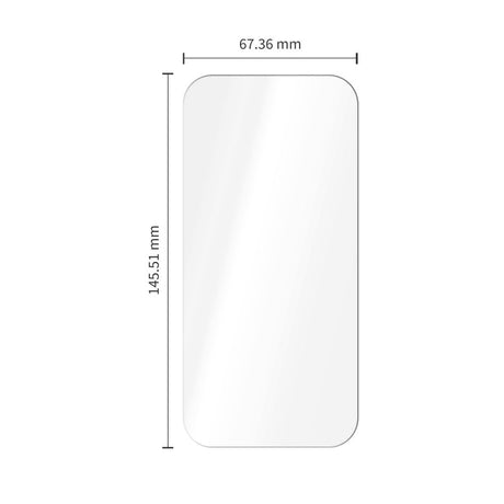 Tech-Protect iPhone 18 Pro Skärmskydd & Kameraskydd Easy Set+ 2-pack