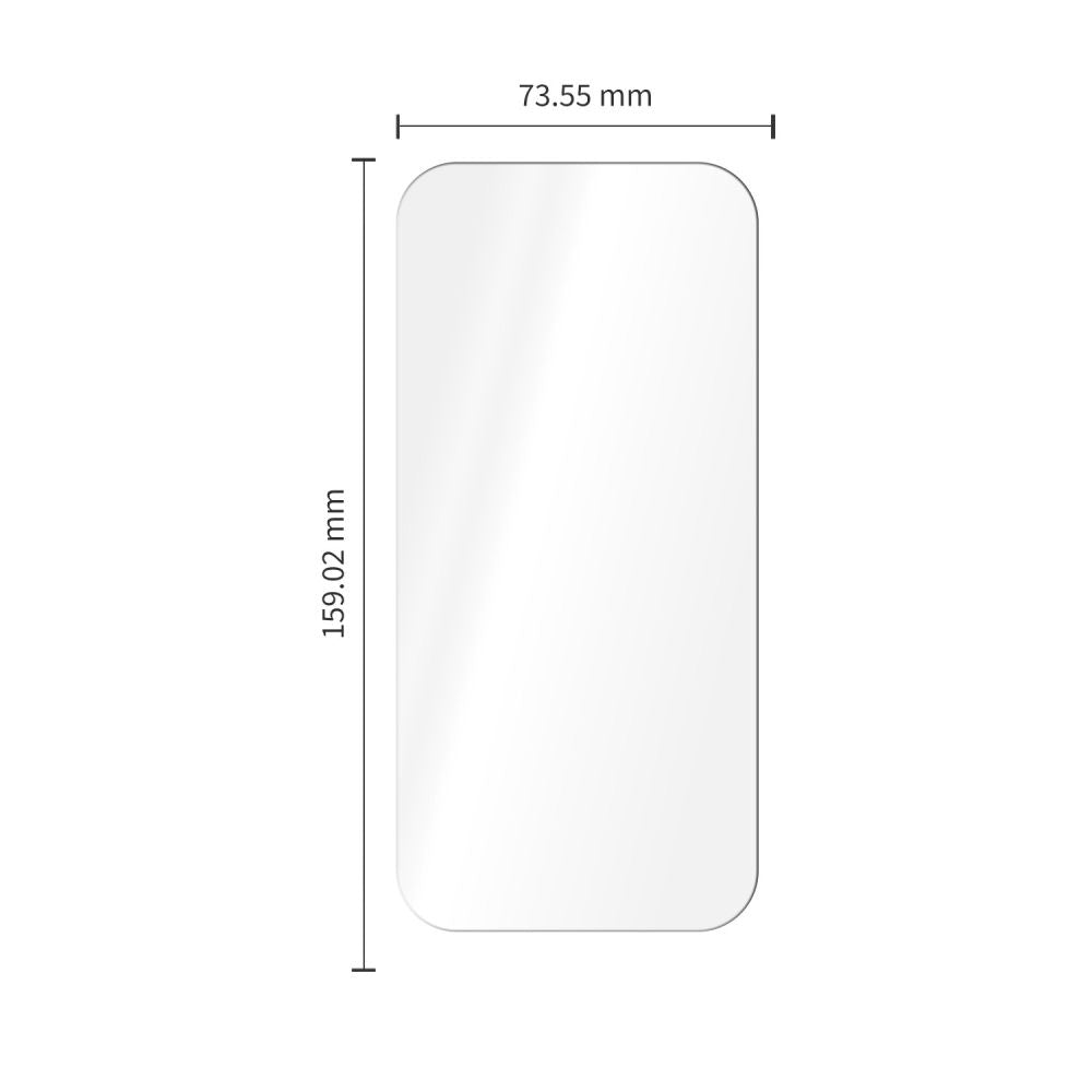 Tech-Protect iPhone 18 Pro Max Skärmskydd & Kameraskydd Easy Set+ 2-pack
