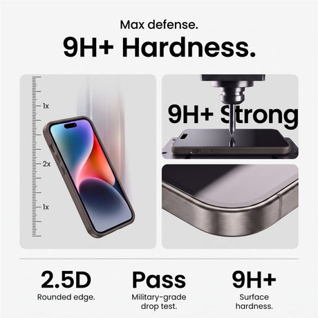 Tech-Protect iPhone 18 Pro Max Skärmskydd & Kameraskydd Easy Set+ 2-pack