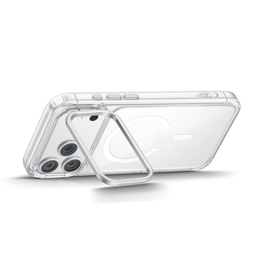 Tech-Protect iPhone 17 Pro/iPhone 18 Pro Skal MagStand MagSafe Transparent
