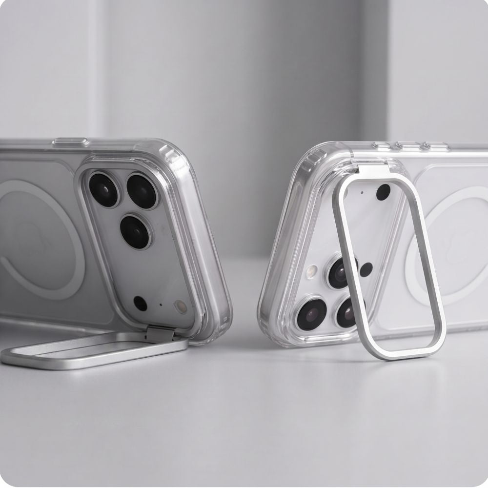 Tech-Protect iPhone 17 Pro/iPhone 18 Pro Skal MagStand MagSafe Transparent
