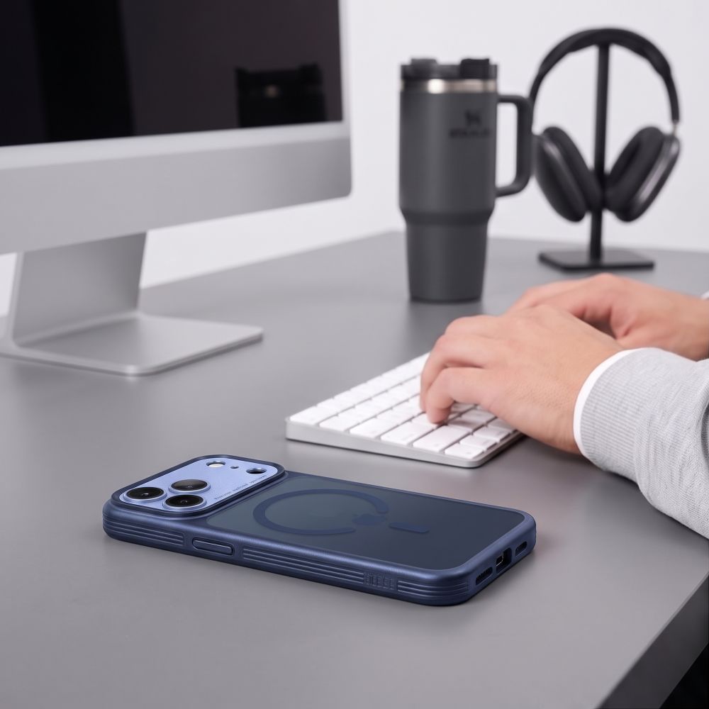 Tech-Protect iPhone 17 Pro/iPhone 18 Pro Skal MagPrime MagSafe Matt Blå