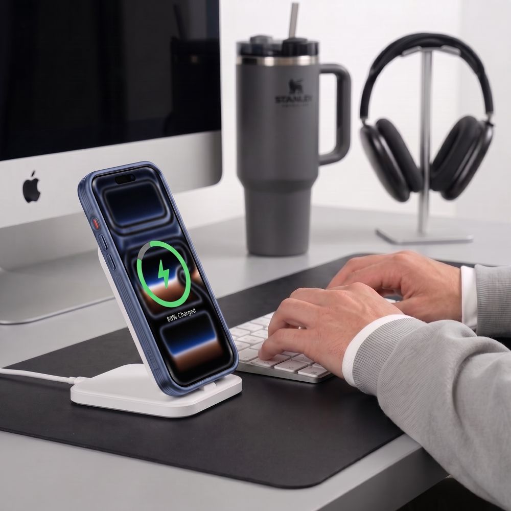 Tech-Protect iPhone 17 Pro Max/iPhone 18 Pro Max Skal MagPrime MagSafe Matt Blå