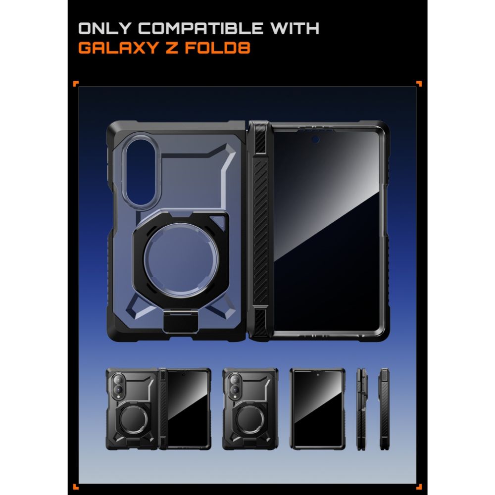 Supcase Samsung Galaxy Z Fold 8 Skal UB Grip MagSafe Svart