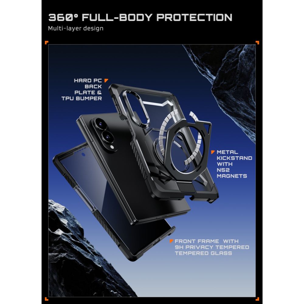 Supcase Samsung Galaxy Z Fold 8 Skal UB Grip MagSafe Svart