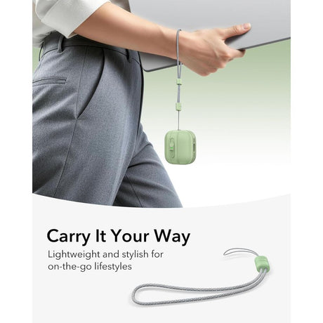 ESR AirPods 4/5 Skal Pulse FlickLock HaloLock Grön