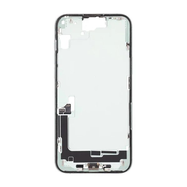 Mittenram med smådelar för iPhone 15 Plus - Grön OEM
