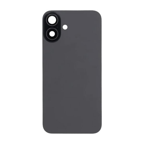 iPhone 16 Plus Baksida Glas med Magnet och Kameralins - Svart