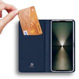Dux Ducis Sony Xperia 1 VII Fodral Skin Pro Series Blå