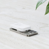 Alogic Matrix Ultimate 3-in-1 Trådlös Laddare med Powerbank MagSafe Vit