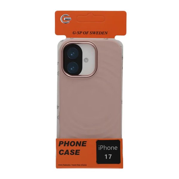 iPhone 17 Skal Silikon MagSafe Rosa