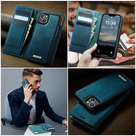 CaseMe iPhone 15 Fodral C49 Series Grön