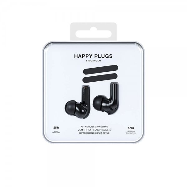 Happy Plugs Hörlurar Joy Pro In-Ear ANC Svart